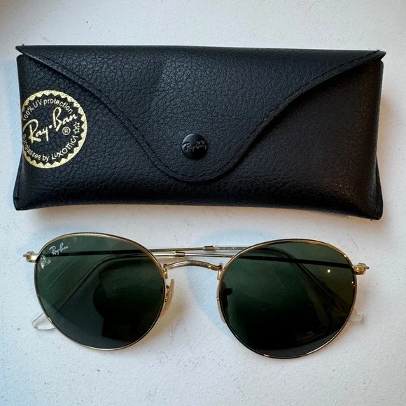 Ray-Ban Round Metal Sunglasses - Picture 4 of 7